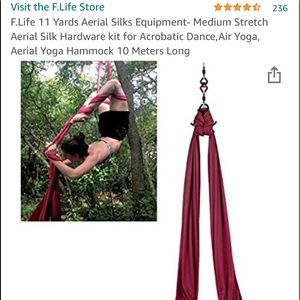Aerial yoga silk